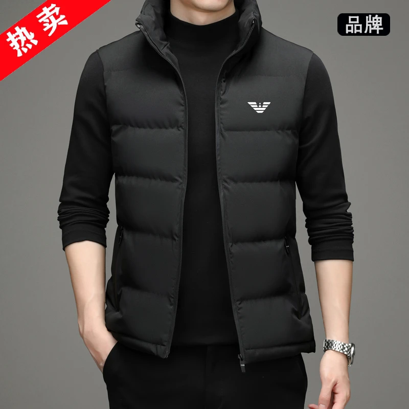 品牌男士马甲棉服春秋冬季新款休闲棉衣外套保暖无袖坎肩马夹背心