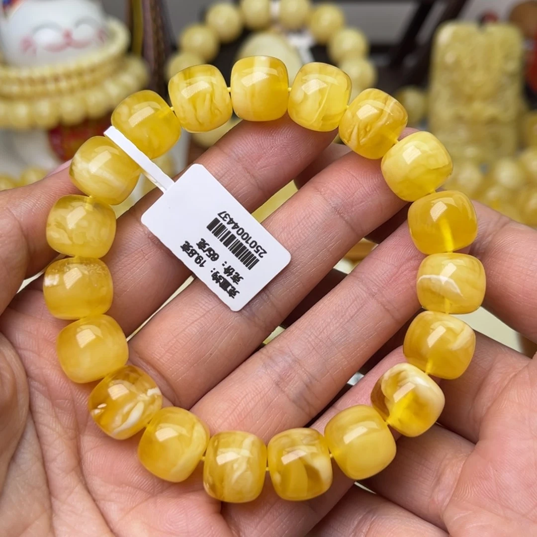 手串蜜蜡未镶嵌吃*12+老型手串