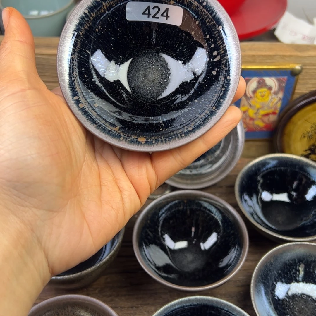 顾佳敏全手工柴烧建盏米*424