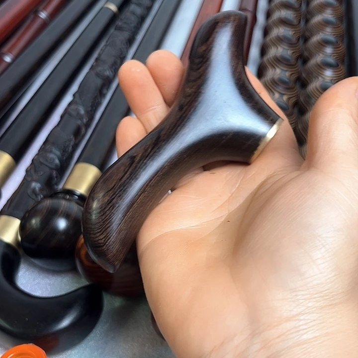 华***哥东非黑黄檀（紫光檀）手炳