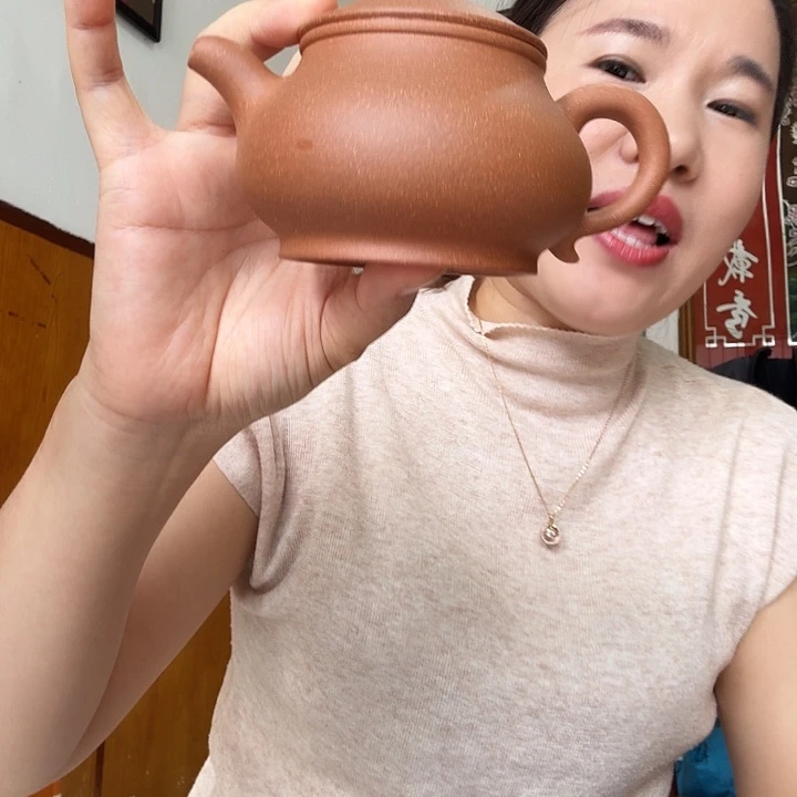 紫砂茶壶降坡潘壶260cc