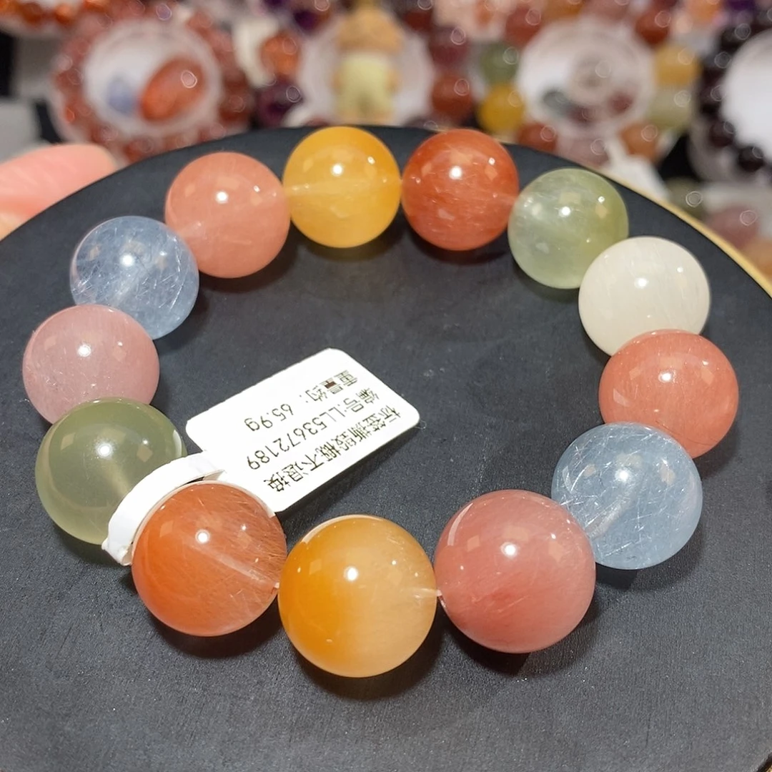 好***的手链水晶未镶嵌F彩兔毛15