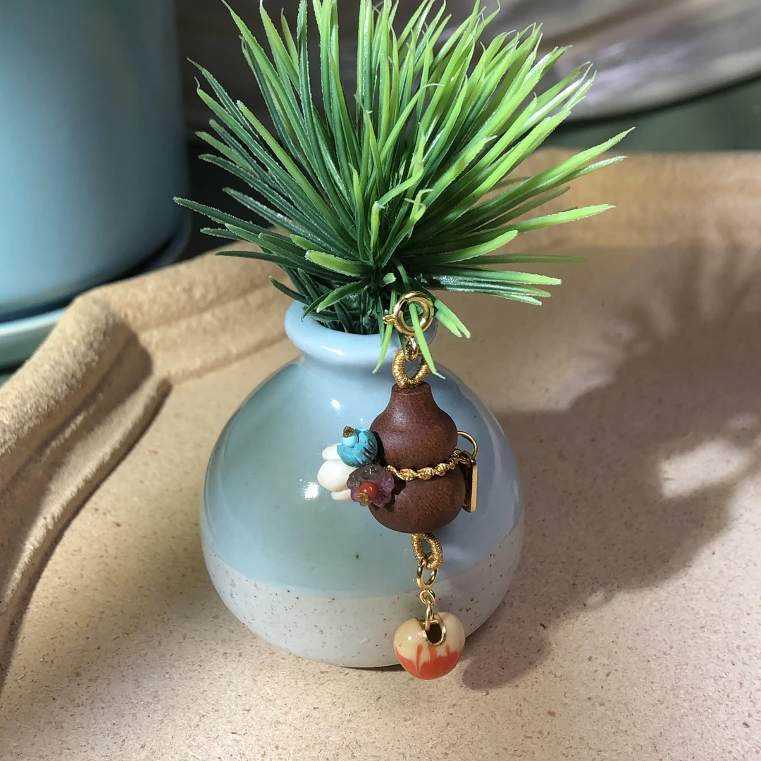 925银木质银制品 【桦雅珠宝】925银多宝提溜-多样性发一-Y343-自发