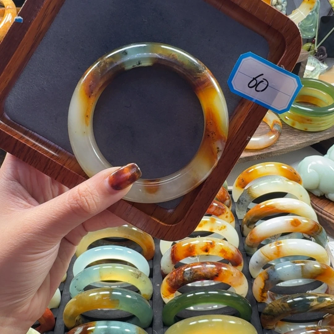 蛇纹石玉合金手镯