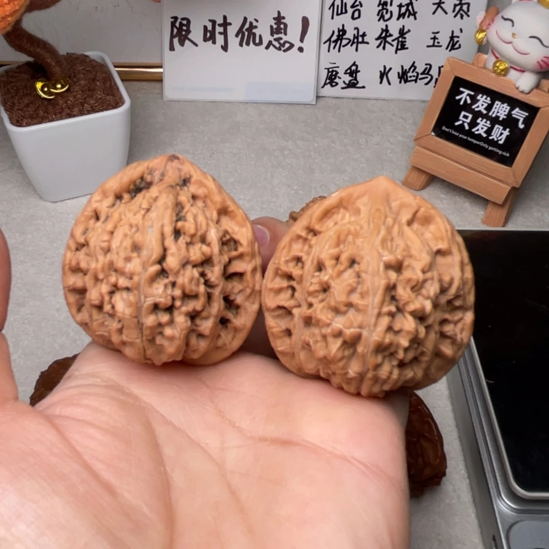 吊坠文玩核桃望月