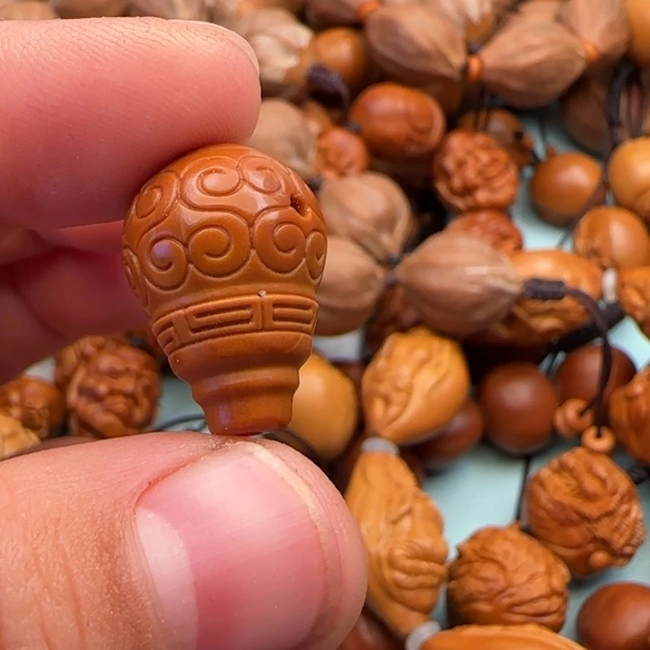 橄榄核手串d**i橄榄核雕工艺单颗