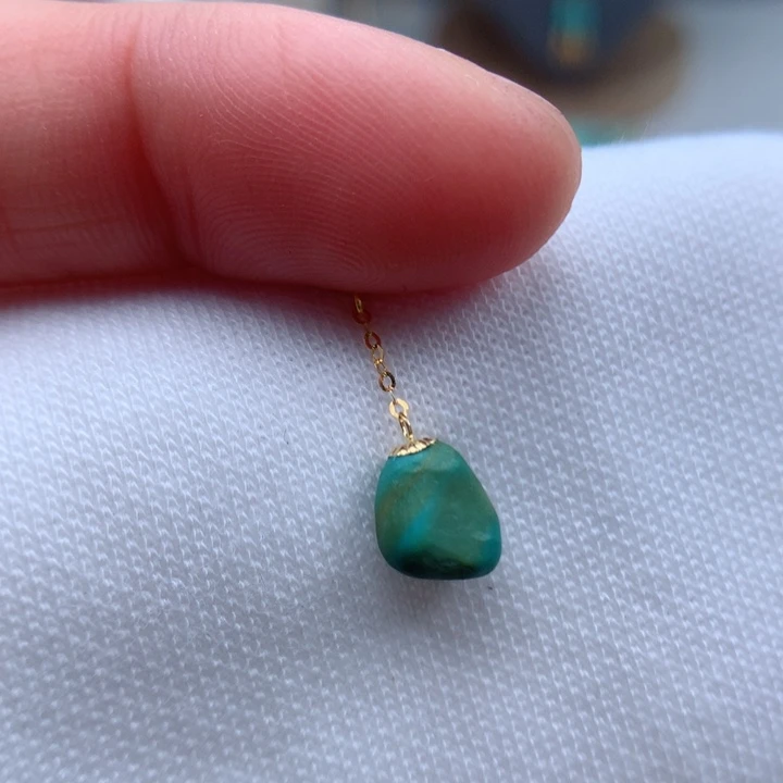 绿松石绿松石配饰18K金镶嵌