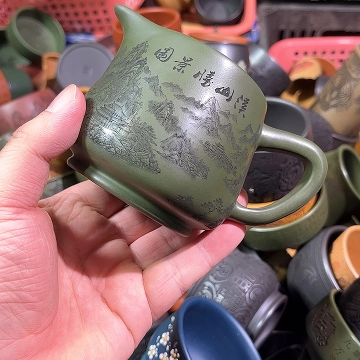 茶杯紫砂全手工紫砂主人杯