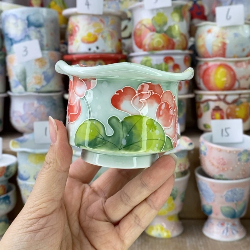 【闪购商品】陶瓷荷花微瑕