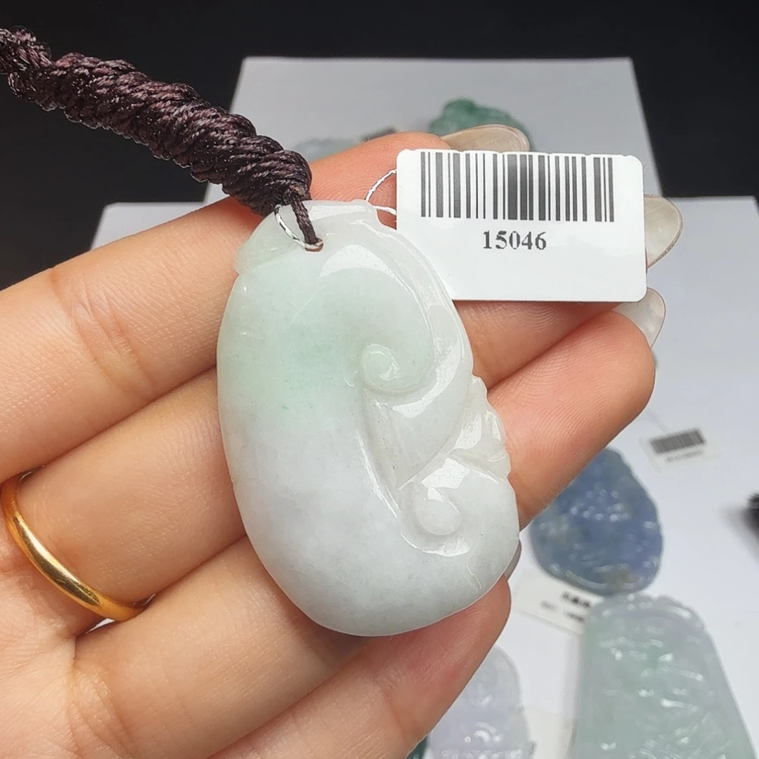 散珠翡翠天然翡翠如意