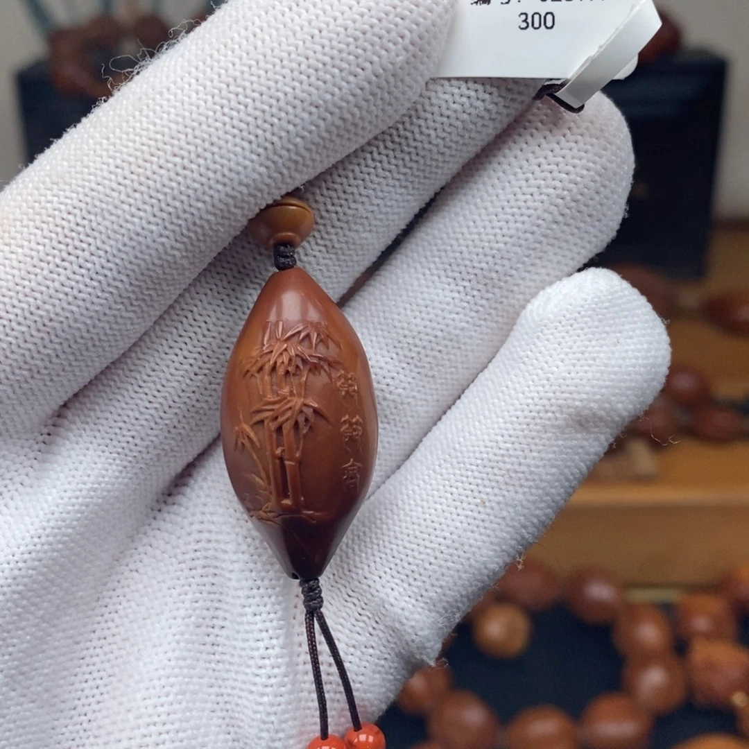 吊坠橄榄核工作室节节高升