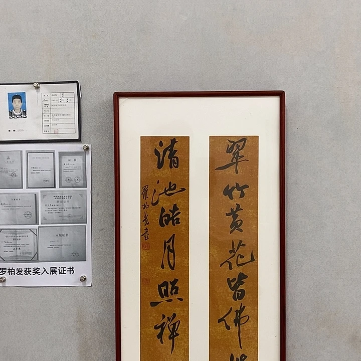 书法罗柏发老师的作品