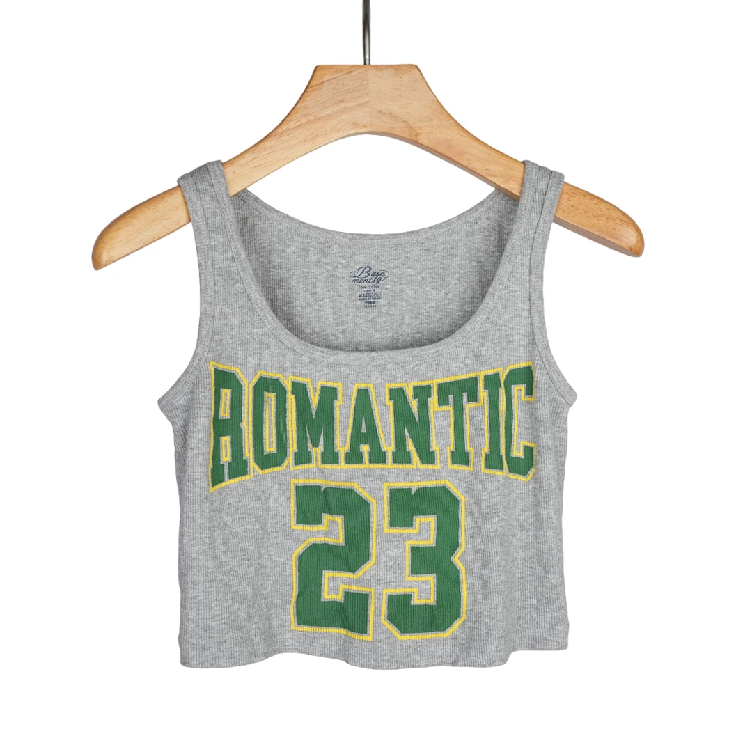 FAZX夏季新款流行甜辣时尚百搭背心螺纹棉胸围千金清冷感贵系衣服