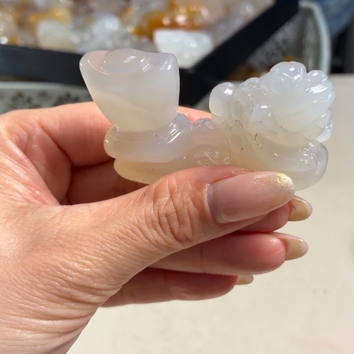 玛瑙/玉髓未镶嵌吊坠(不含链)