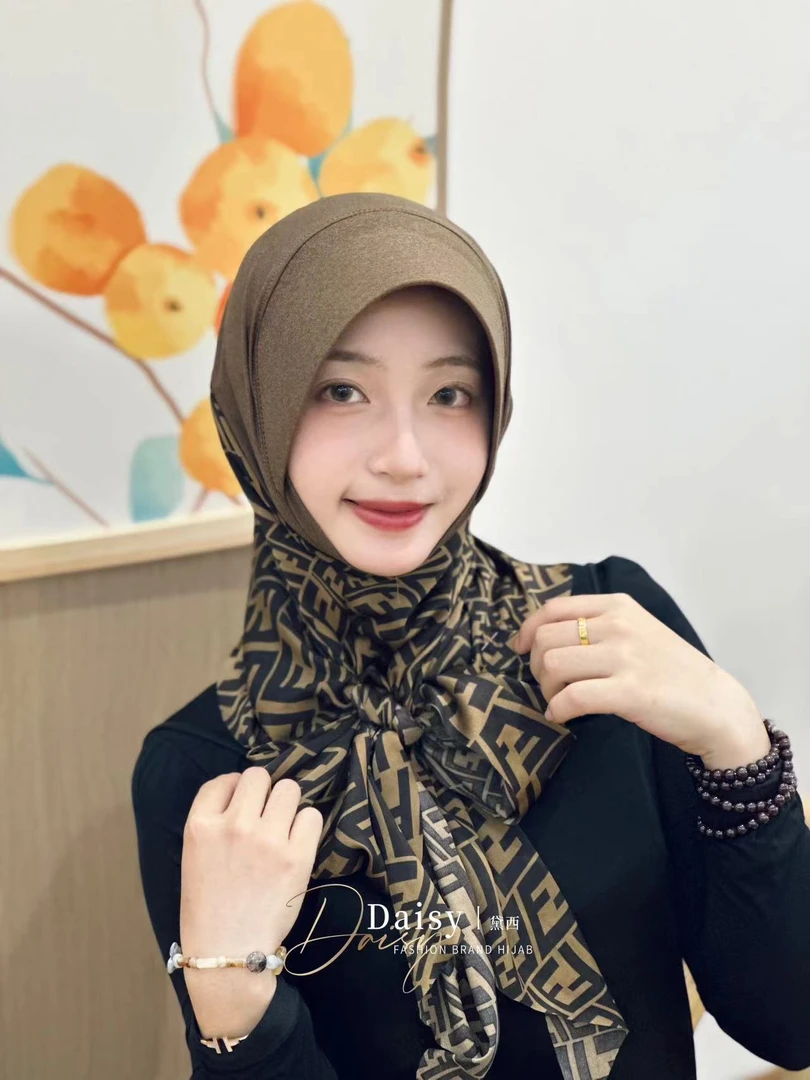 黛西头巾 木槿  送丝巾扣