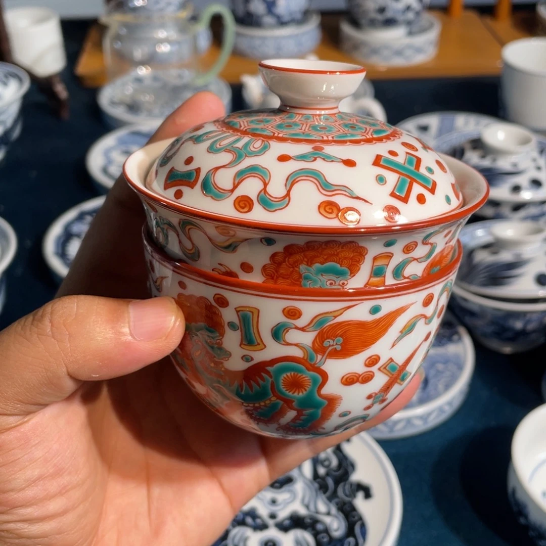 E***柏景德镇手工手绘茶器
