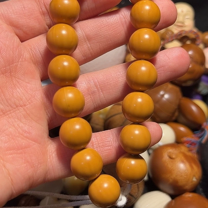 橄榄核手串/手链猴头正圆微瑕