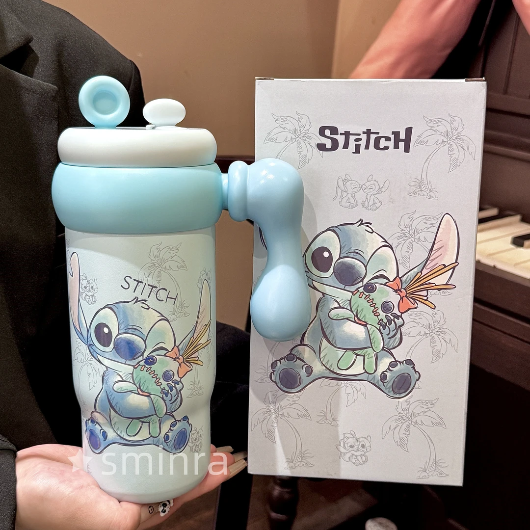 史迪仔冰霸杯保温杯夏日高颜值生日礼物新款学生大容量水杯子米奇