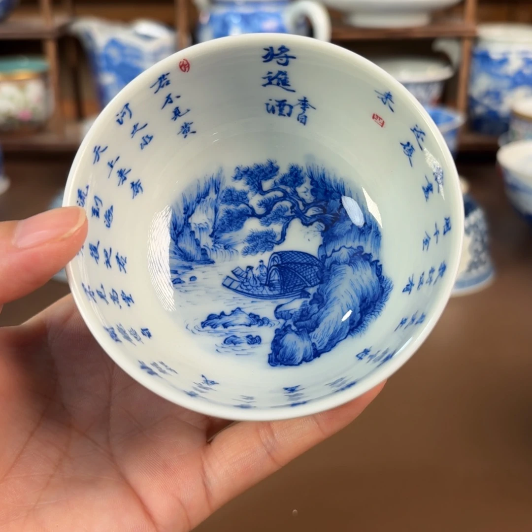 景德镇陶瓷手工手绘