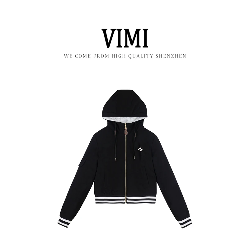 【吉普赛】VIMI秋冬新款双面穿保暖加厚棉外套 2410XWZNS10750