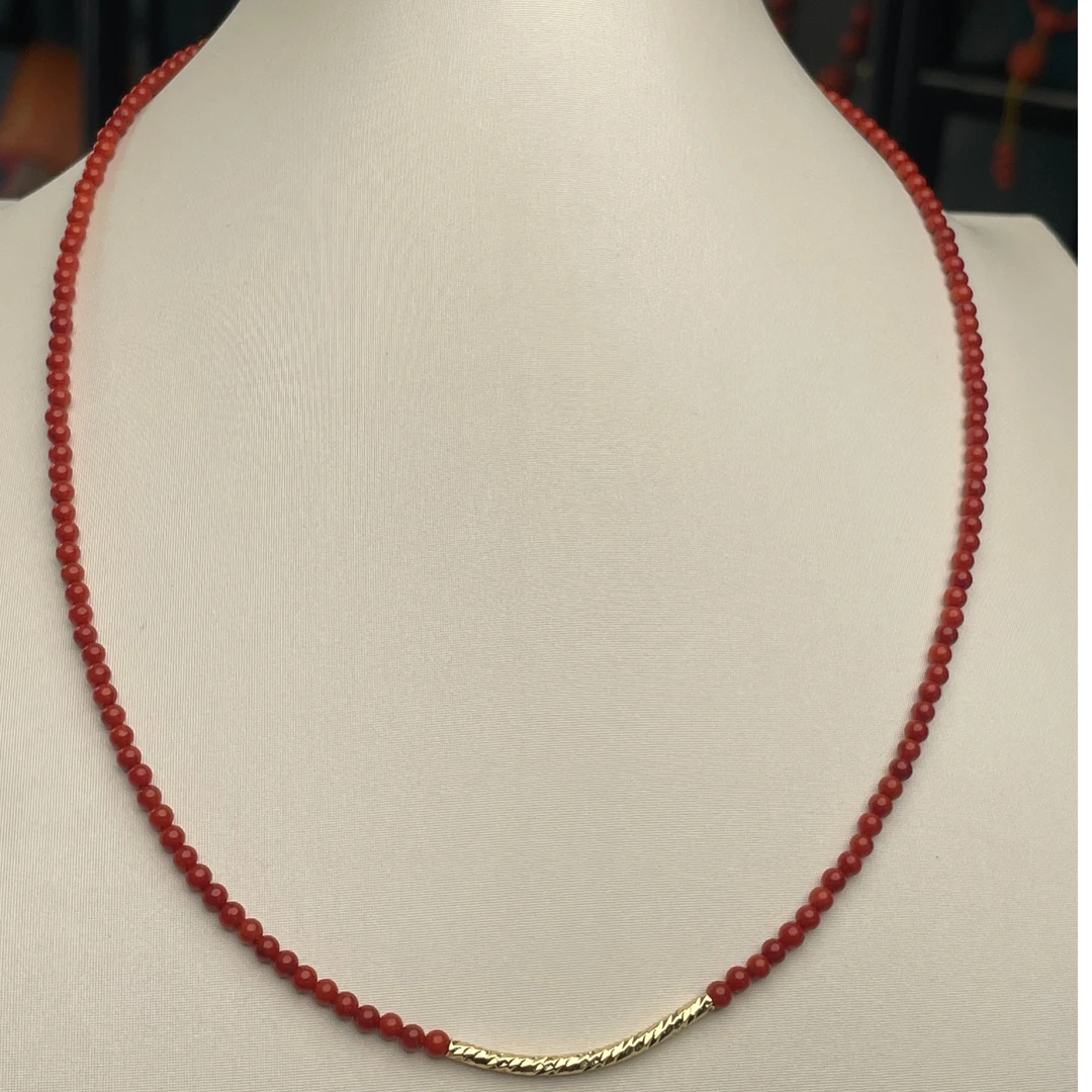 非金属珐琅项链 阿卡 精致款 细链