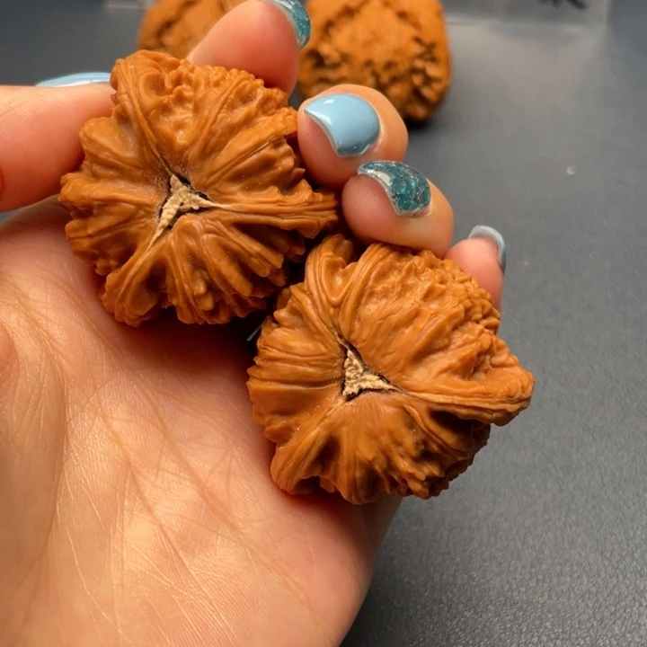 王***️文玩核桃吊坠白狮子