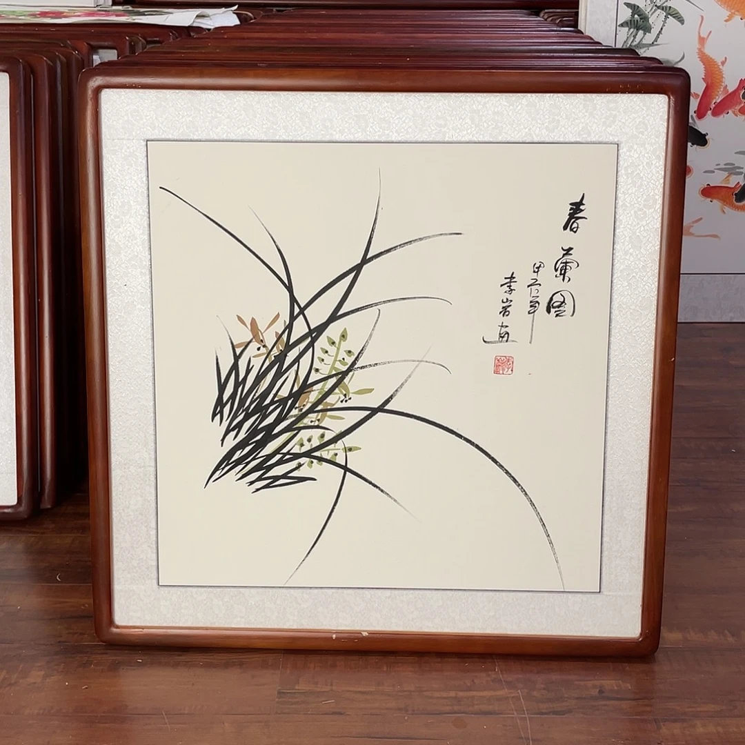 国画带框尺寸63*63厘米