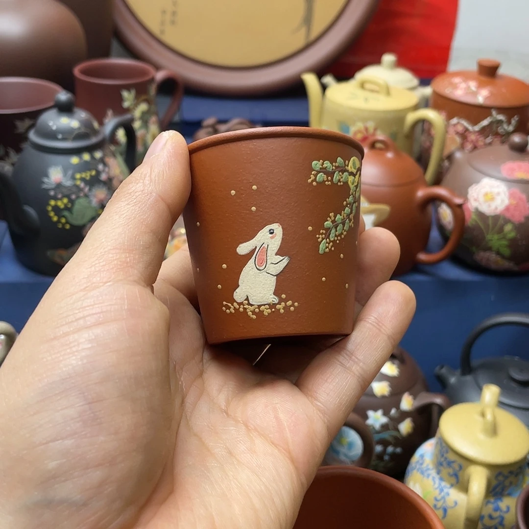茶杯紫砂紫砂主人杯80cc