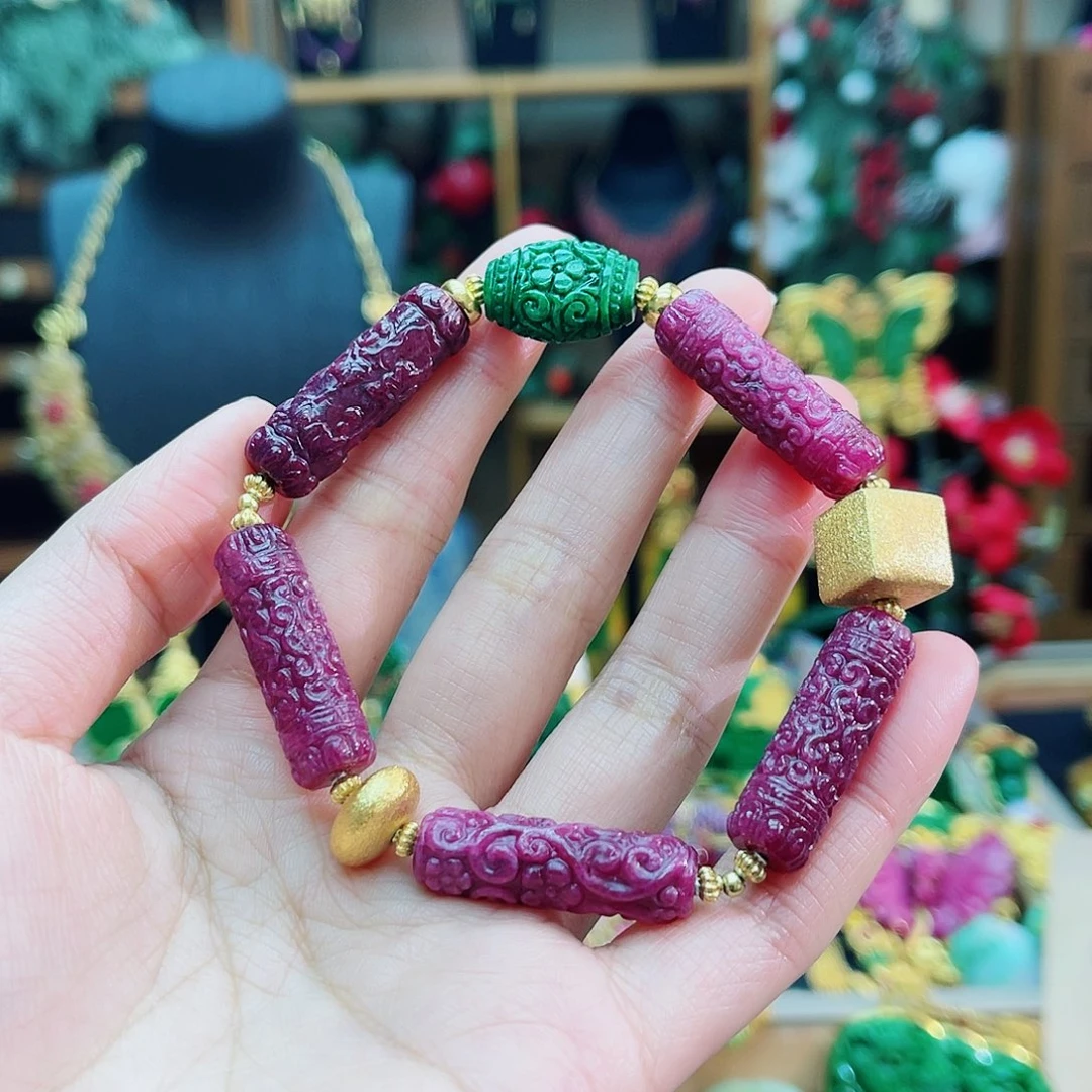 合金手链红宝石48小时鉴赏期1