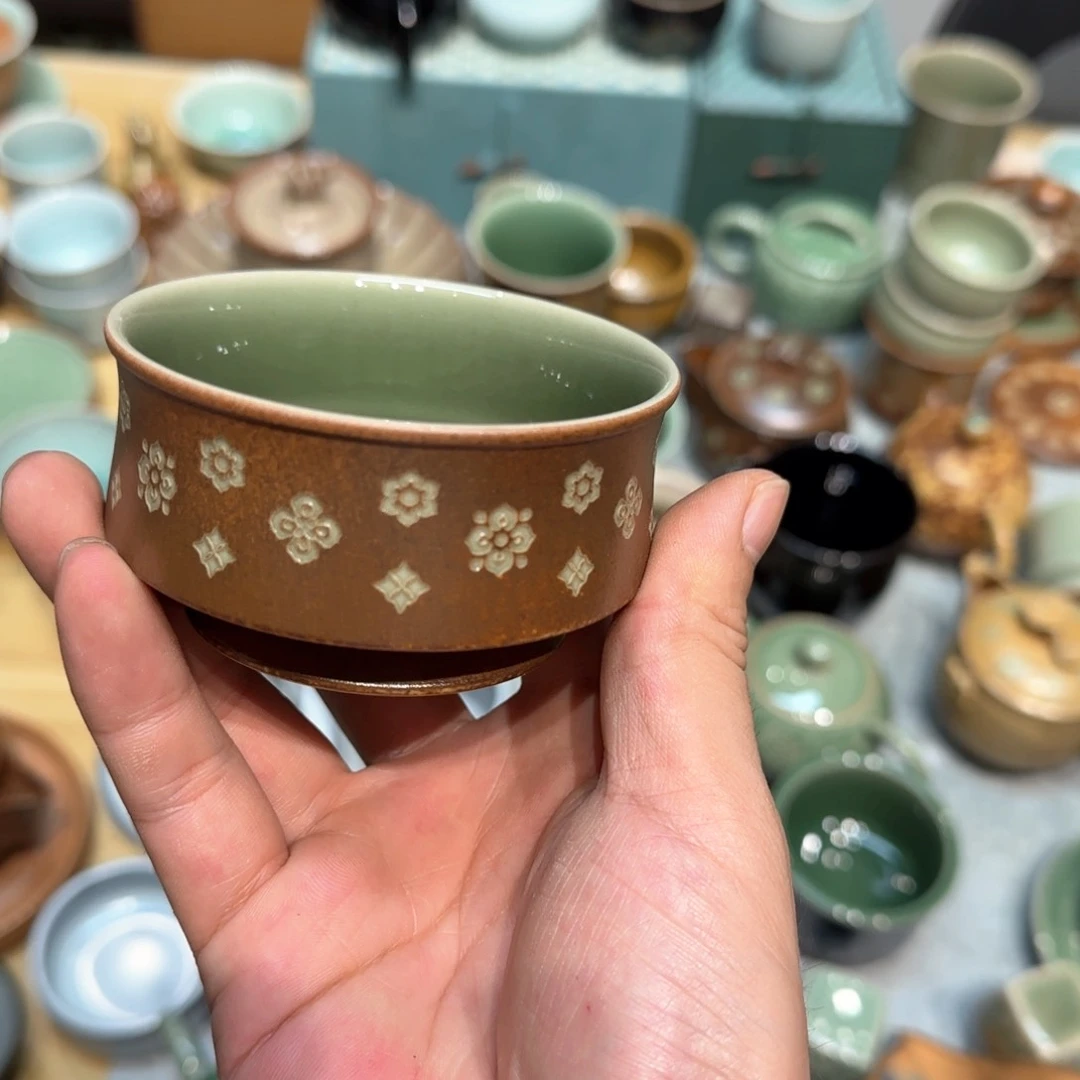 小金茶具青瓷茶器