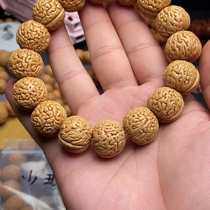 小***界桃核手串虎皮肌肉桃核手串19