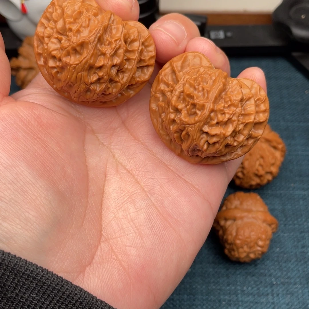 把件文玩核桃全品桃心宫灯43