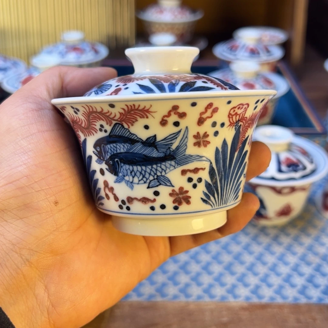 摆件景德镇手工手绘