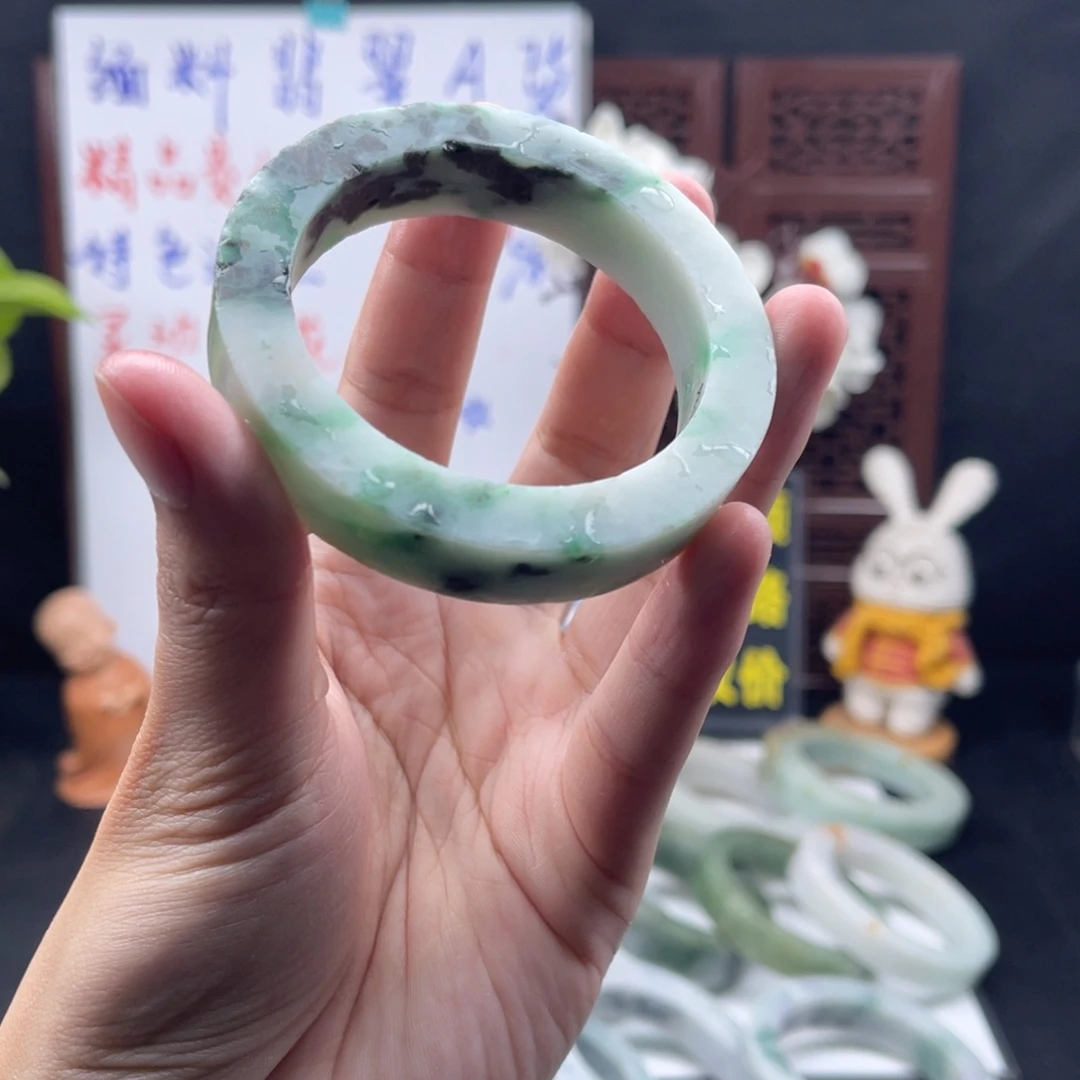 定制翡翠未镶嵌正圈53-55