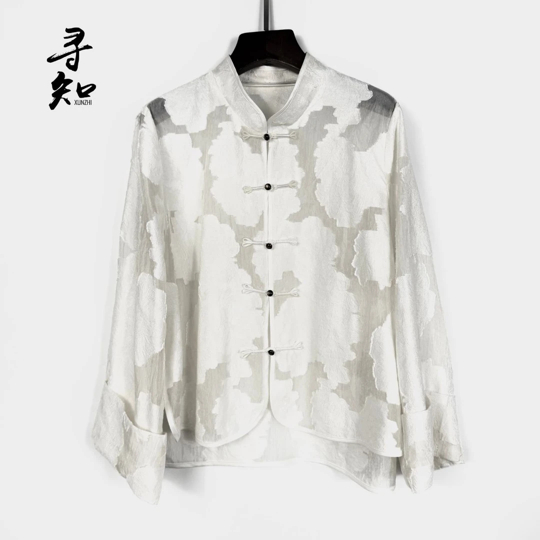 朱总原创设计XZS137D花影云裳上衣