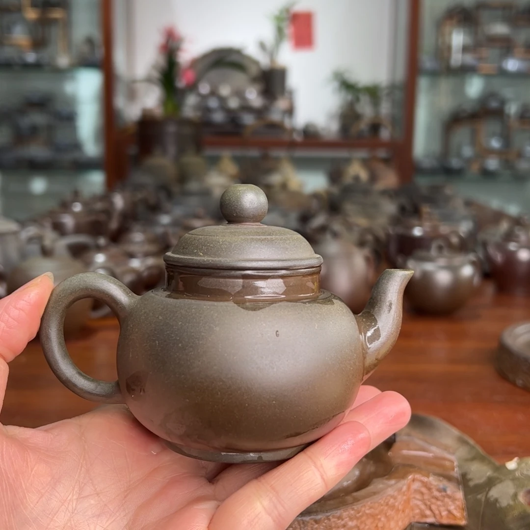 贵台龙窑柴烧茶壶A06
