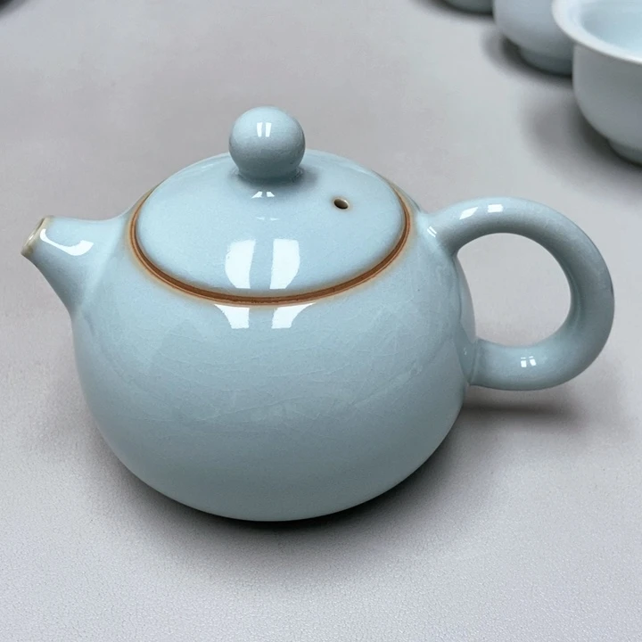 瓷微瑕西施壶无礼盒