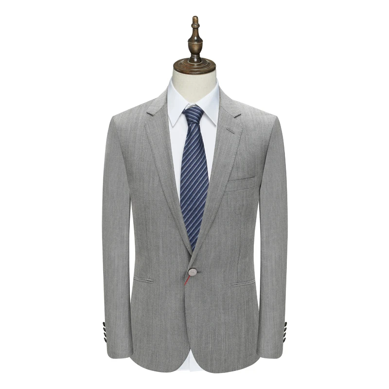 AB876邦纳男式春秋西服一粒扣后中开衩商务休闲西装 28990