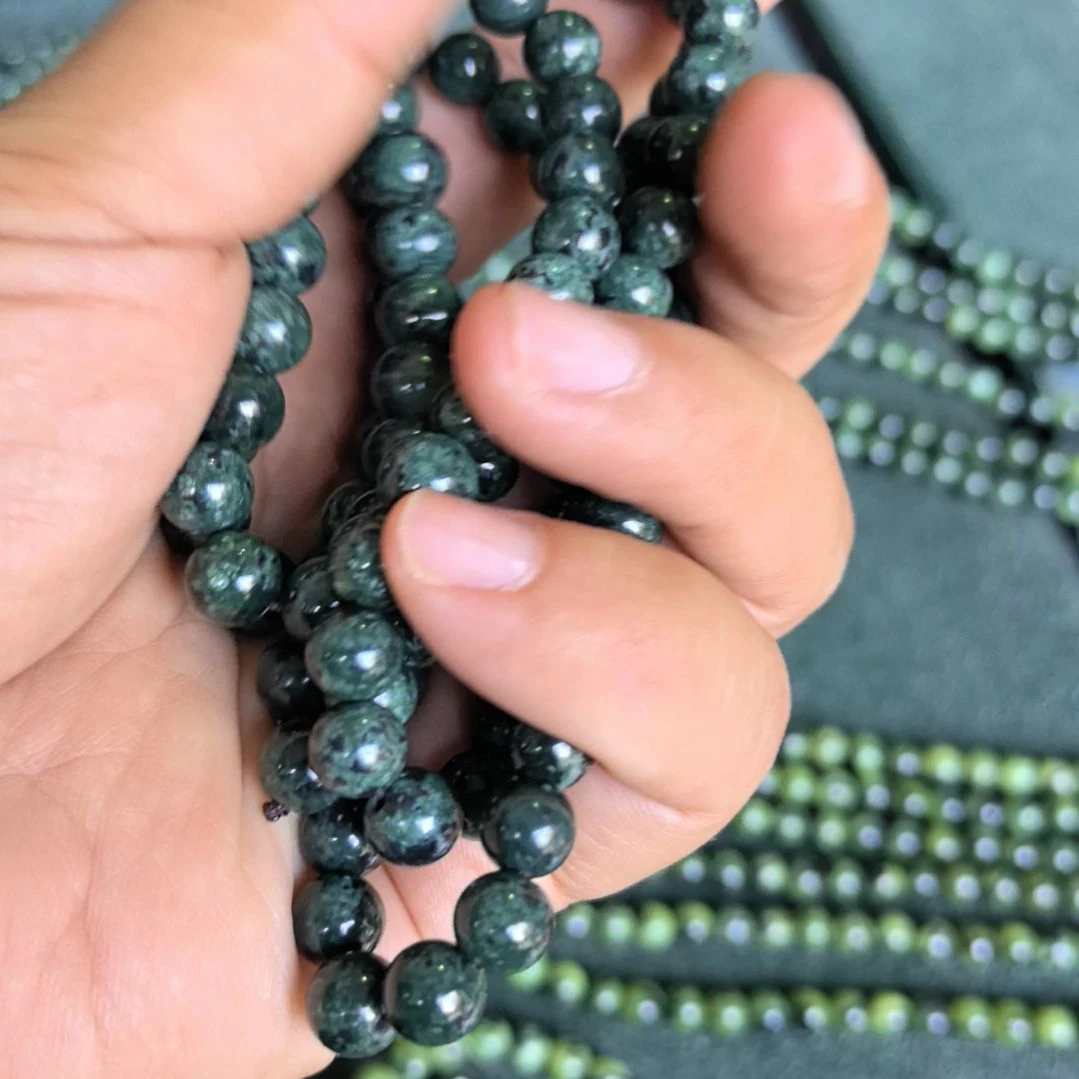 石材小*藏玉药王石原石108颗