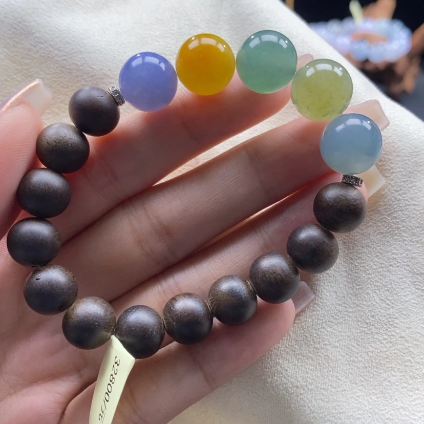 【闪购商品】沉香木手串浓色手串卡12+