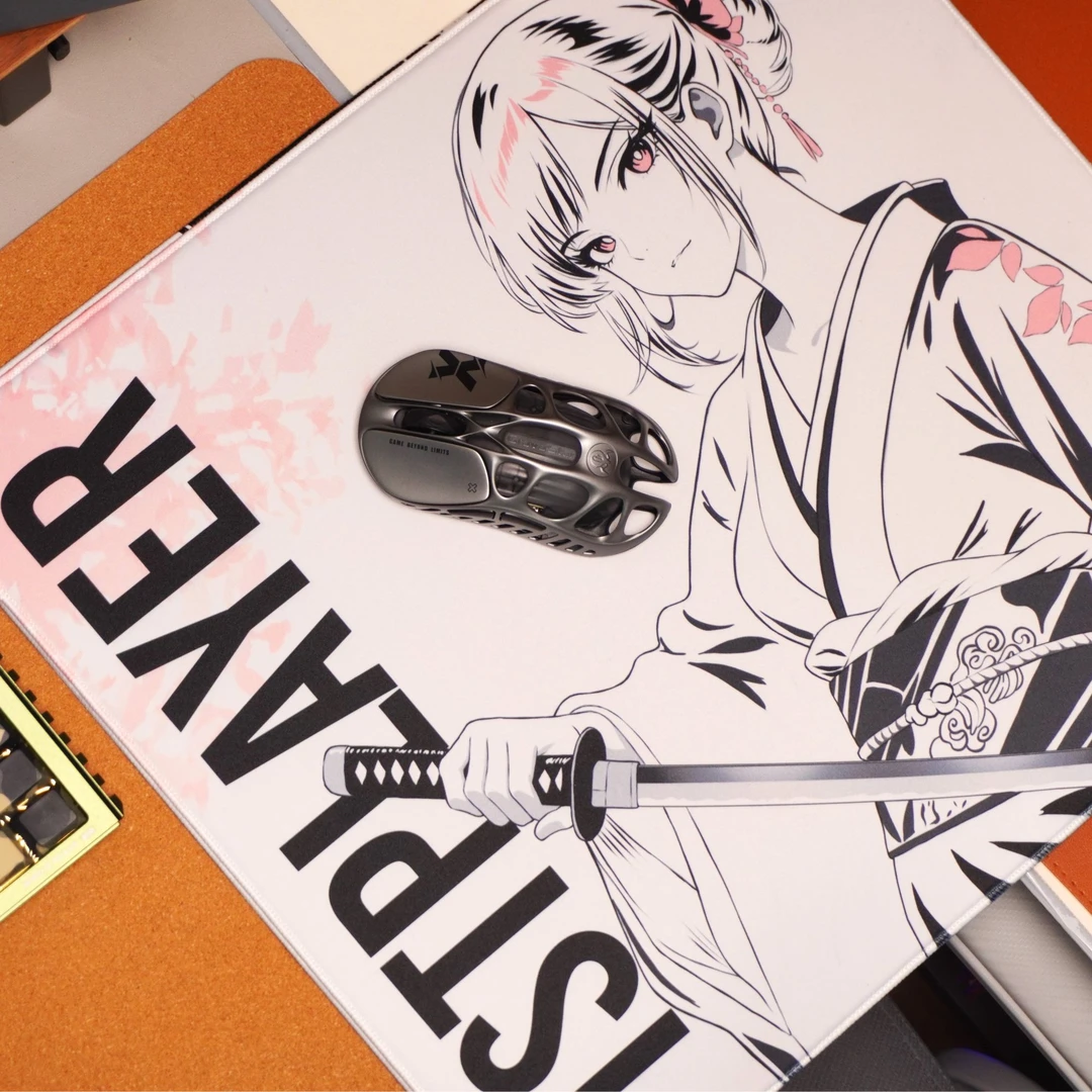 玩家RURI电竞游戏鼠标垫琉璃fps细面中性偏涩鼠标垫推荐fps