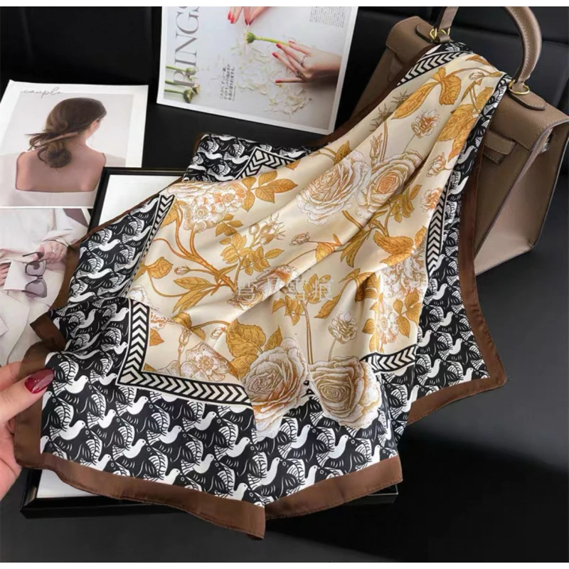 （2016）高档丝巾围巾女士披肩新款素雅百搭防晒优雅气质