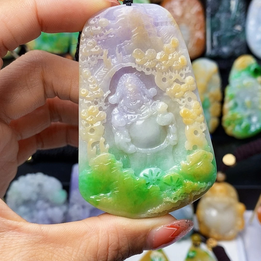 定制翡翠未镶嵌翡翠A货一物一证