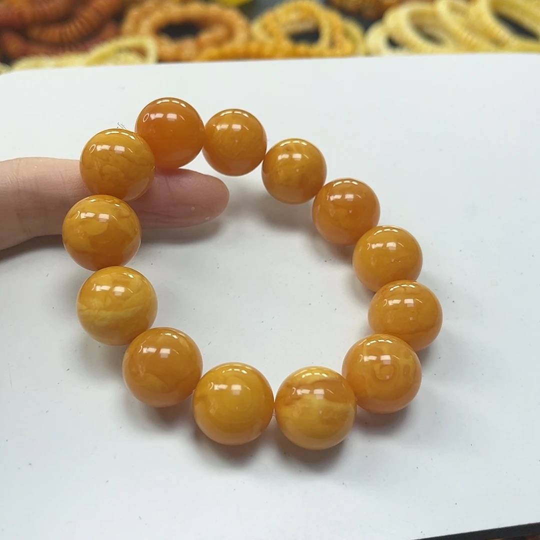 蜜蜡未镶嵌手串蜜蜡手串