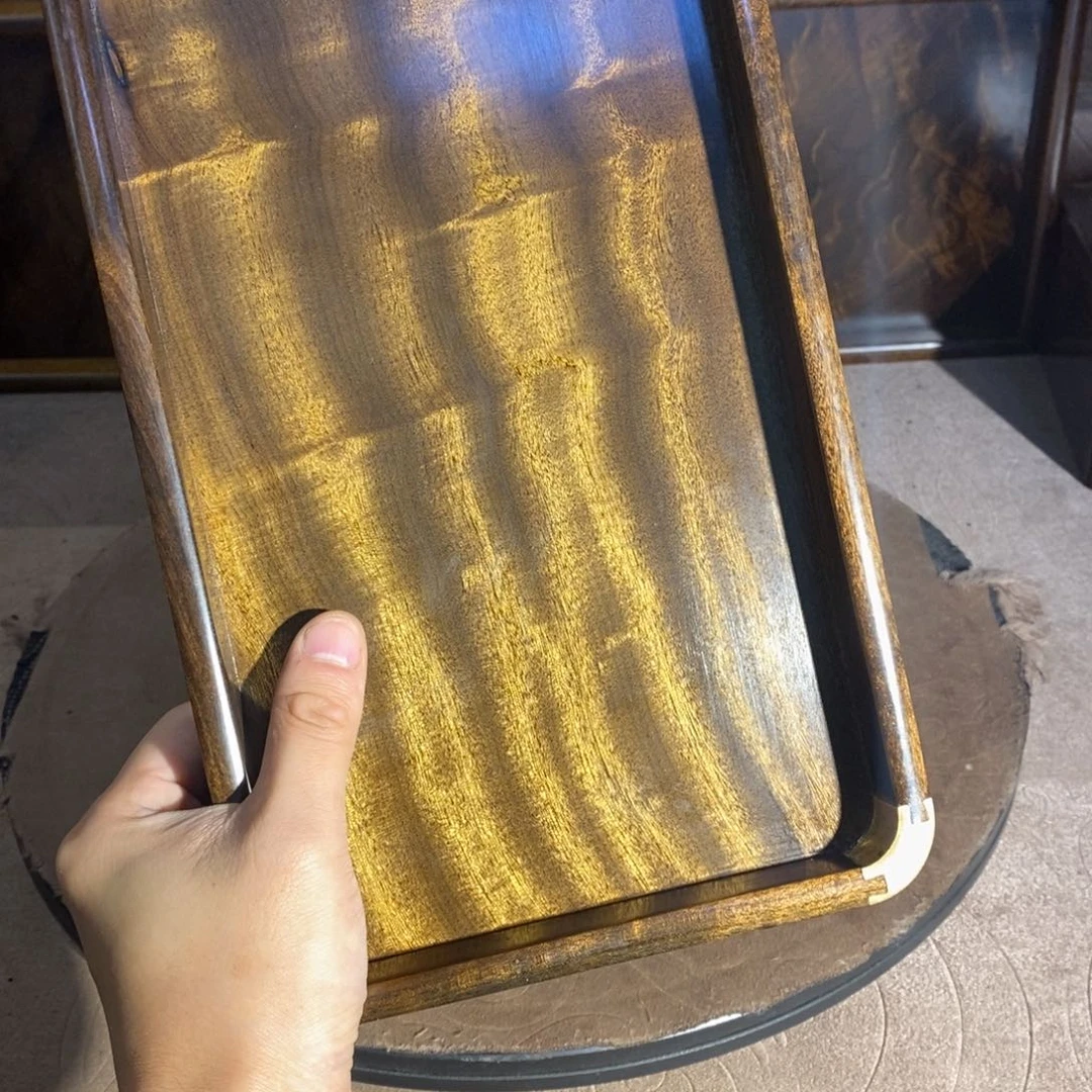 金丝楠6**8金丝楠木文盘