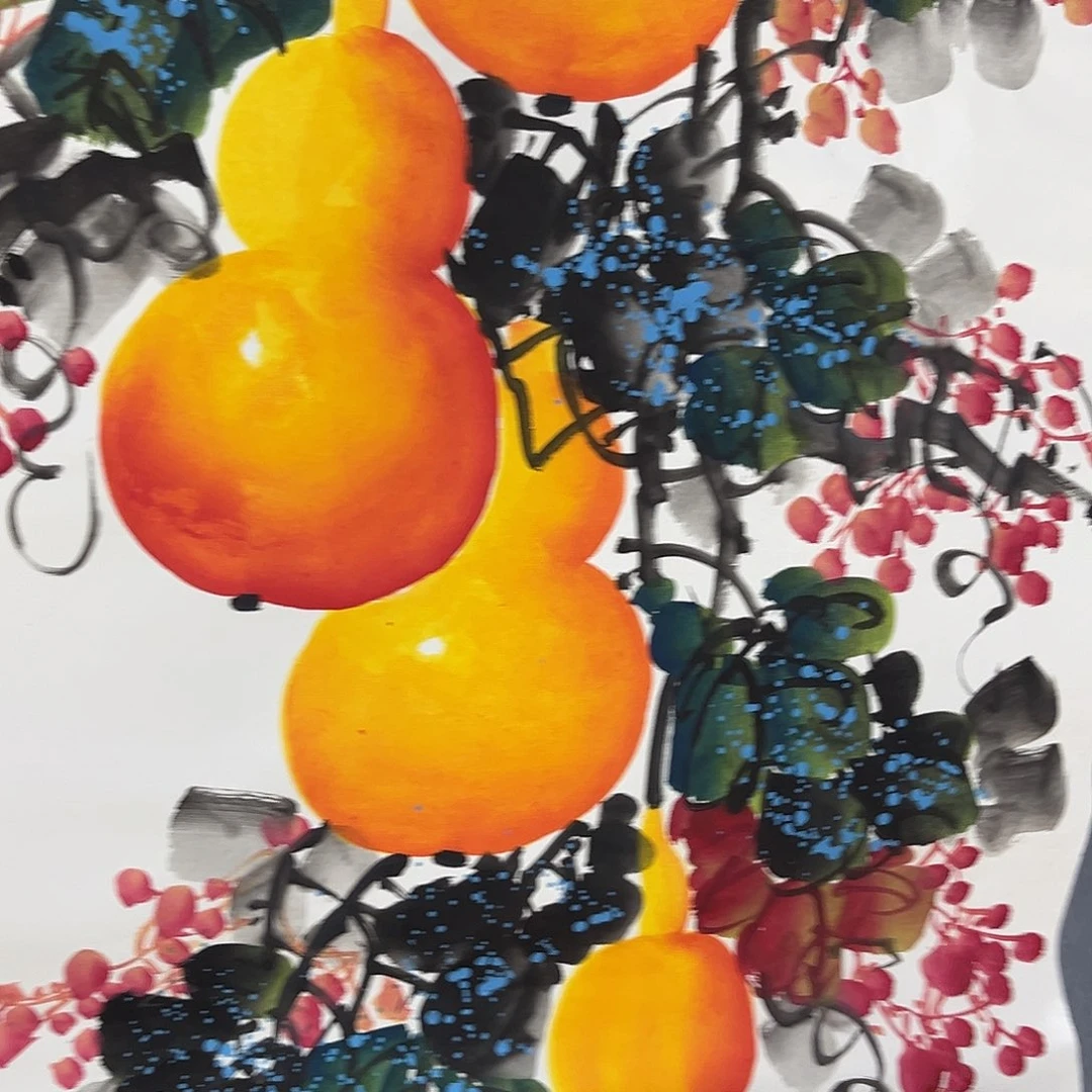 国画国画老师手绘作品