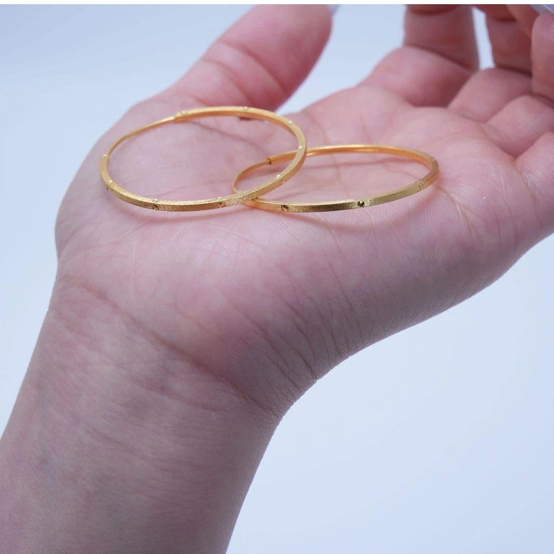 【金耳饰】大圆圈耳环足金999足金5G零附加