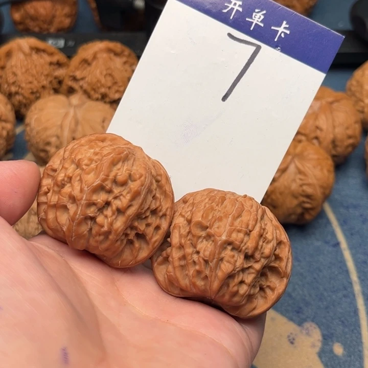 吊坠文玩核桃开***了磨盘 41全品 7