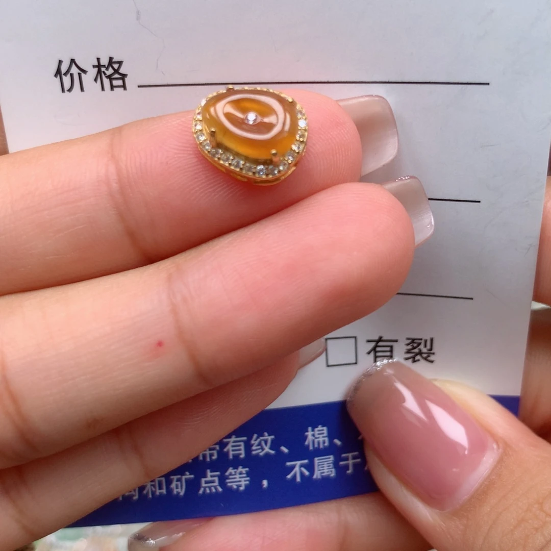 颈饰银S925镶嵌翡翠