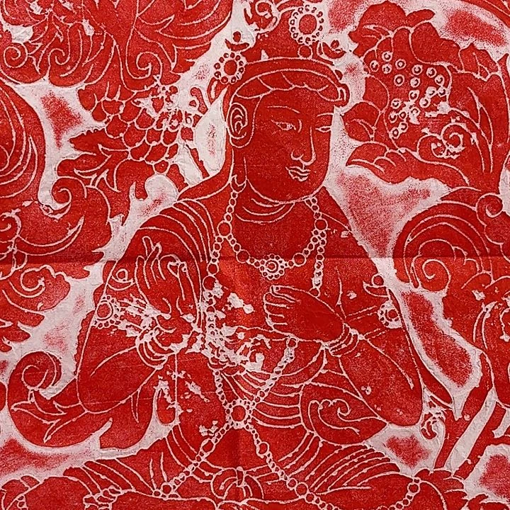 拓片用纸其他唐代地藏王原碑原拓